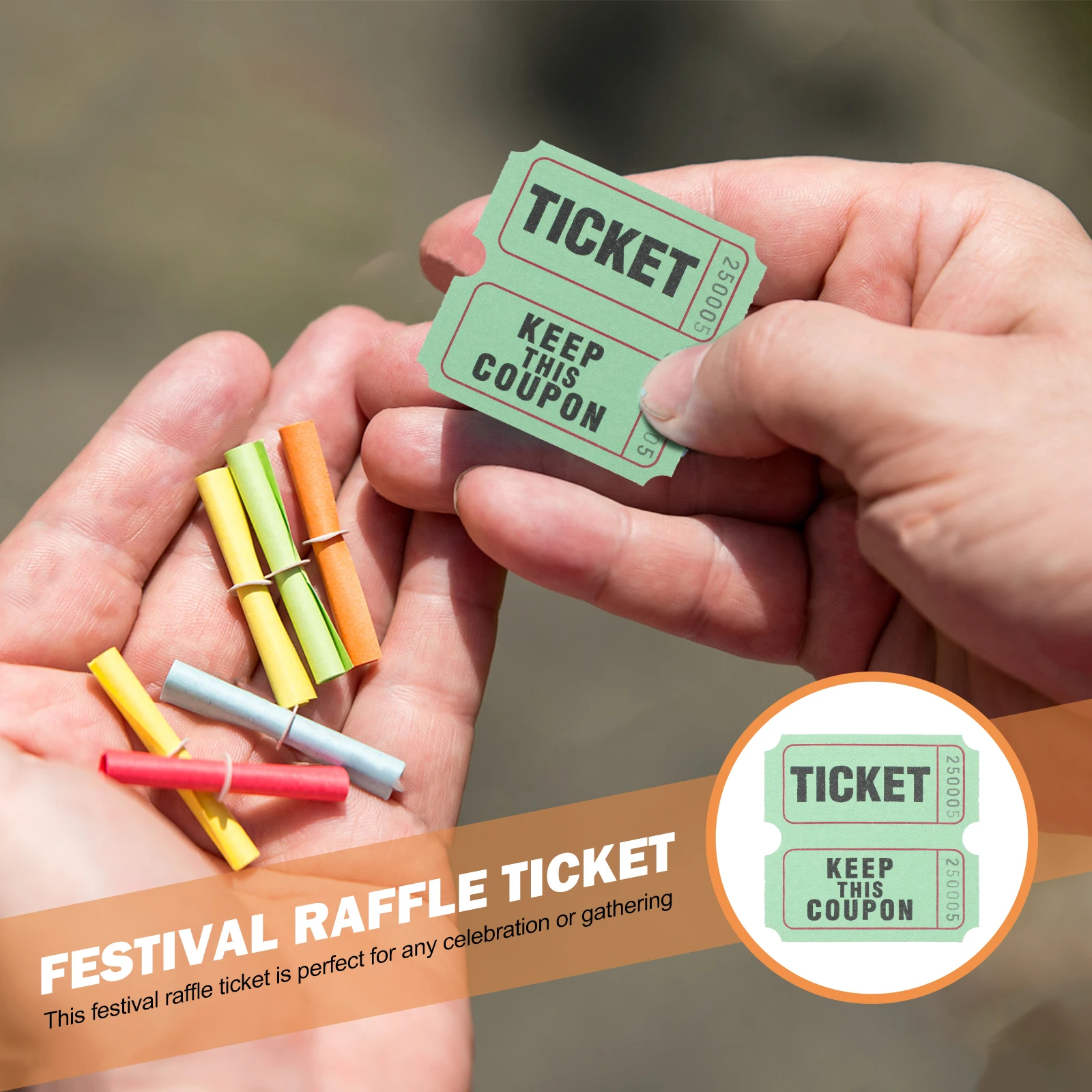 100Pcs Raffle Tickets Grey Color Game Event Tickets Party Celebration Raffle Drawing Coupons
100Pcs Raffle Tickets Grey Color Game Event Tickets Party Celebration Raffle Drawing Coupons