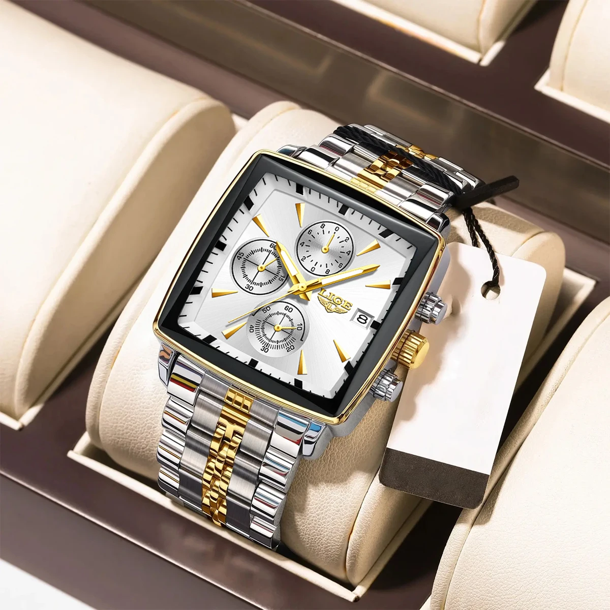 LIGE Fashion Men Watch Men Luminous Waterproof Chronograph Date Man Wristwatch Square Stainless Steel Quartz Men's Watches Reloj
LIGE Fashion Men Watch Men Luminous Waterproof Chronograph Date Man Wristwatch Square Stainless Steel Quartz Men's Watches Reloj