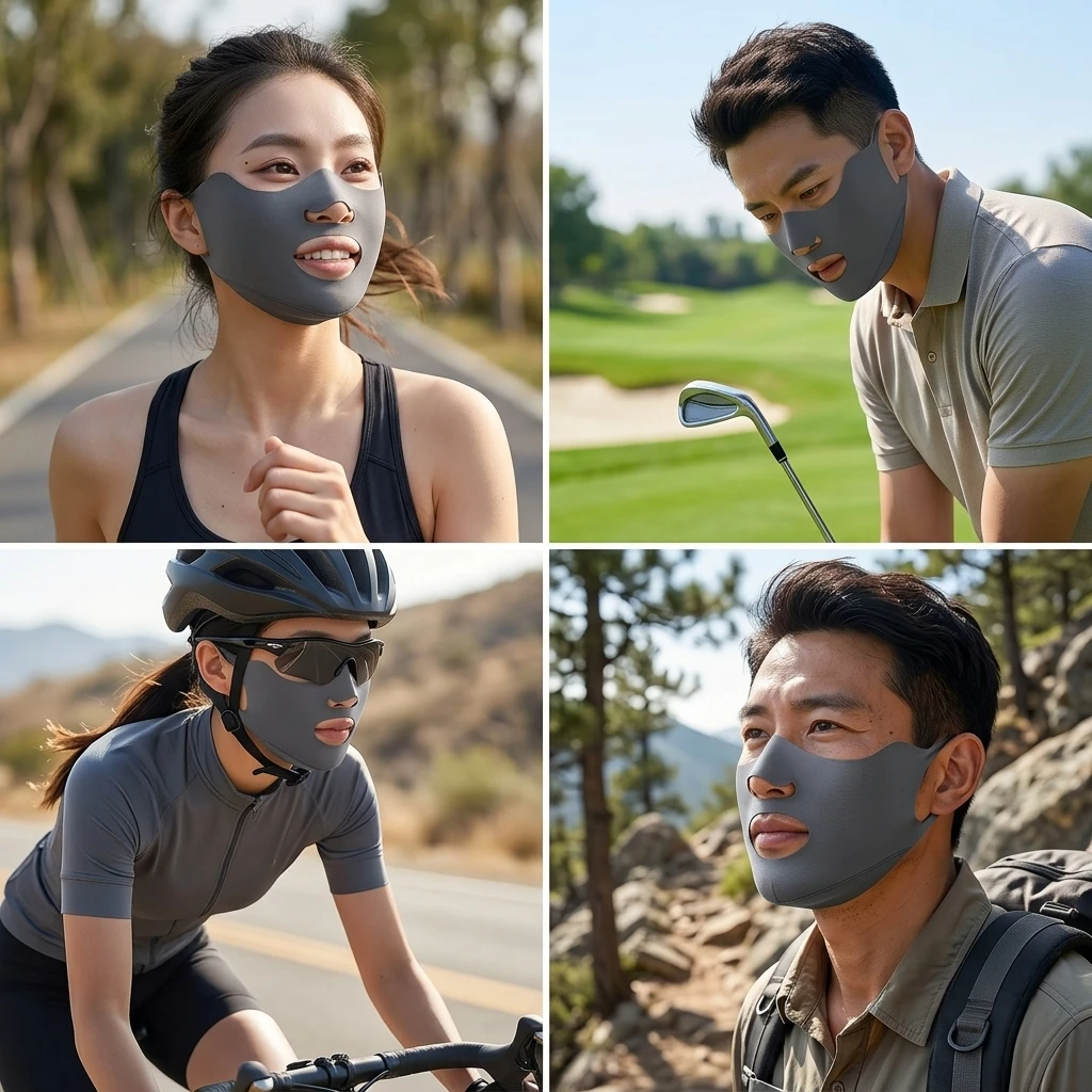 Sun-Protection Mask UPF50+ Breathable Ice Silk Material for Outdoor Sports
Sun-Protection Mask UPF50+ Breathable Ice Silk Material for Outdoor Sports