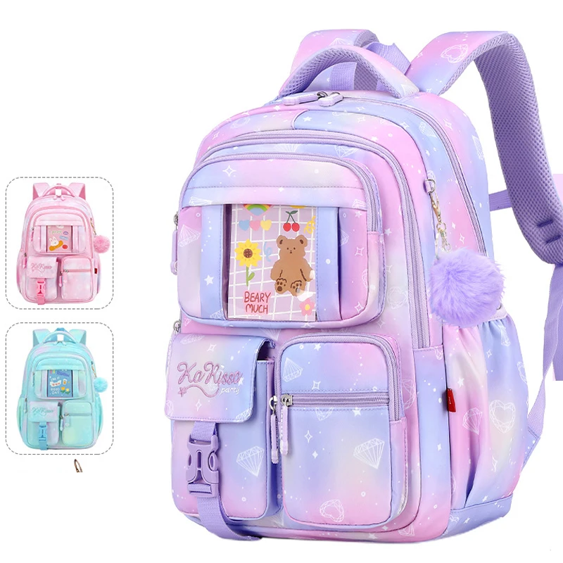 Children School Bags Girls Pink Princess Orthopedic Backpacks Primary School Student Waterproof girl Bookbag Kids Satchels bag
Children School Bags Girls Pink Princess Orthopedic Backpacks Primary School Student Waterproof girl Bookbag Kids Satchels bag