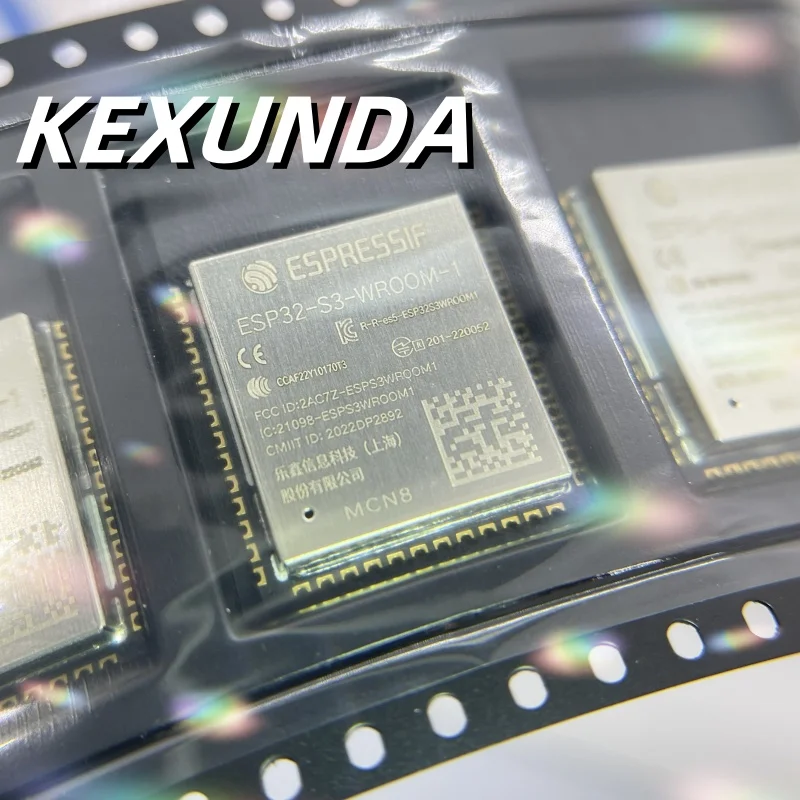10 шт./лот ESP32-S3-WROOM-1-N8 SMD, 18x25,5 мм 2,4 ГГц Wi-Fi модуль оригинальный KEXUNDA
10 шт./лот ESP32-S3-WROOM-1-N8 SMD, 18x25,5 мм 2,4 ГГц Wi-Fi модуль оригинальный KEXUNDA