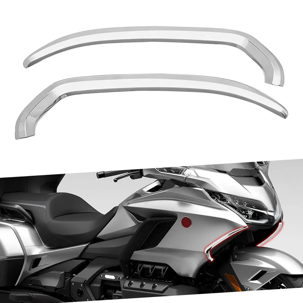1Pair Motorcycle Front Vertical Vent Trim Fit For Honda Gold Wing Dct Tour Tour Airbag Dct Tour Dct 2018-2025 Chrome Abs Plastic
1Pair Motorcycle Front Vertical Vent Trim Fit For Honda Gold Wing Dct Tour Tour Airbag Dct Tour Dct 2018-2025 Chrome Abs Plastic