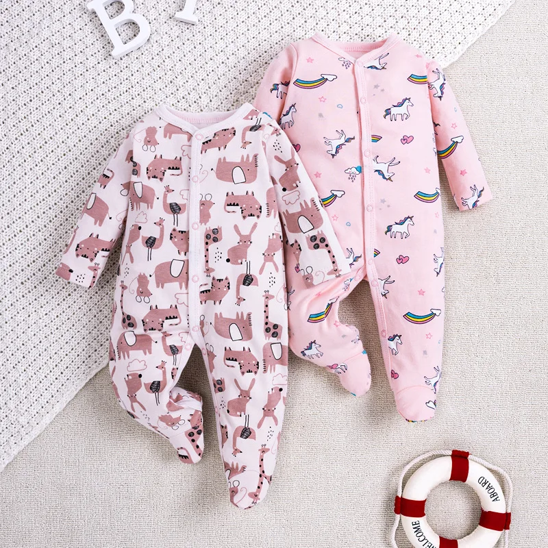 Four Seasons Pure Cotton Baby Climbing Clothing Men's and Women's Clothes High Quality Cotton Cute Foot Wrapping Baby onesie
Four Seasons Pure Cotton Baby Climbing Clothing Men's and Women's Clothes High Quality Cotton Cute Foot Wrapping Baby onesie