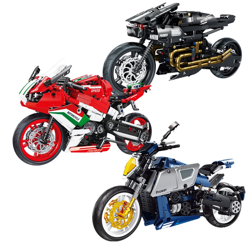 IN STOCK New City Classic Motorcycle Building Blocks Model MOC Compatible Technical Sports Car Bricks Kids Toys Gift Set
IN STOCK New City Classic Motorcycle Building Blocks Model MOC Compatible Technical Sports Car Bricks Kids Toys Gift Set