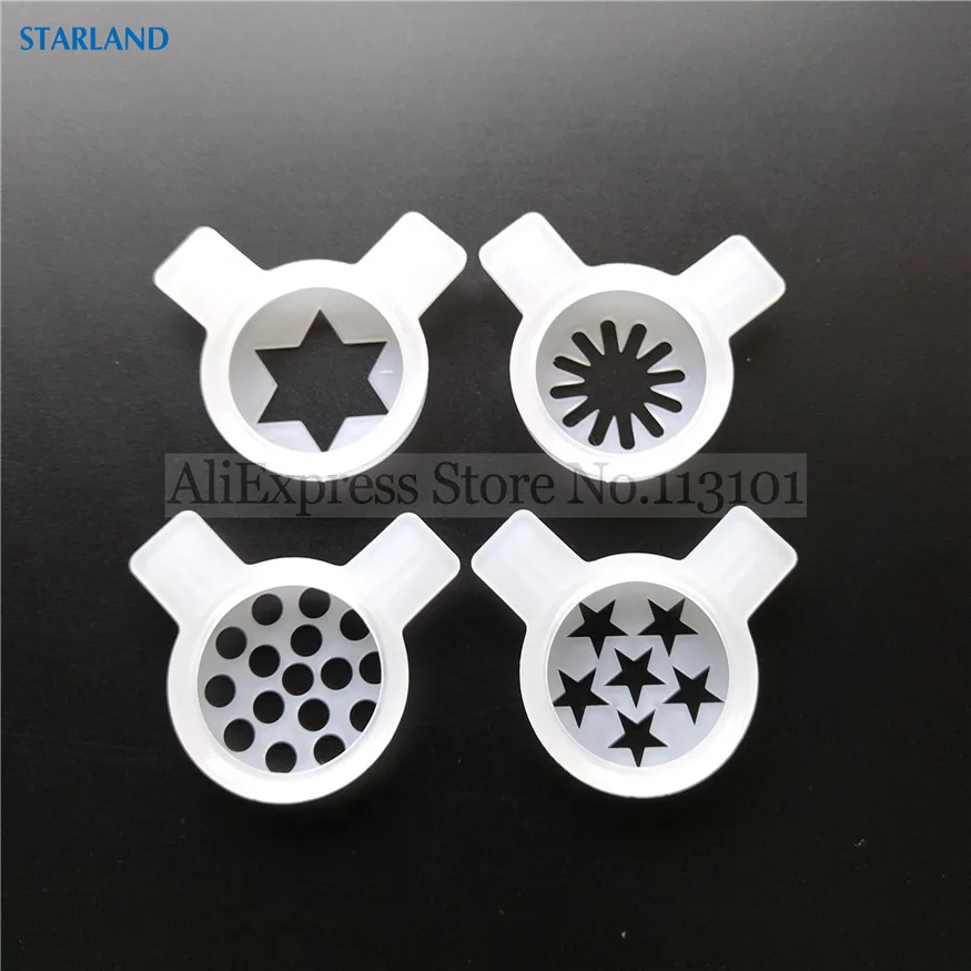 4 Pieces Modelling Caps Special Magic Shapes Lids New Fittings For Taylor Soft Serve Ice Cream Machines Spare Parts 26mm
4 Pieces Modelling Caps Special Magic Shapes Lids New Fittings For Taylor Soft Serve Ice Cream Machines Spare Parts 26mm