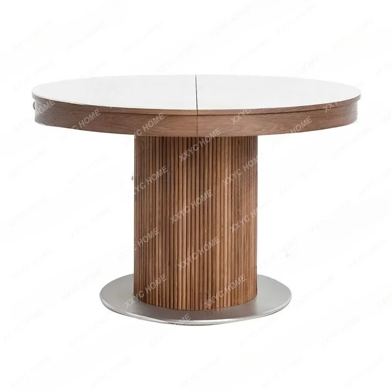 Solid wood retractable dining table oval medieval square pull home kitchen dining table
Solid wood retractable dining table oval medieval square pull home kitchen dining table