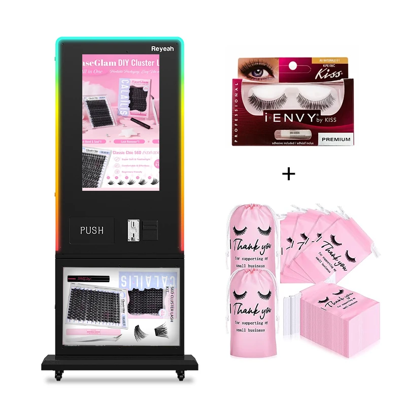 Горячий торговый автомат для макияжа, лак для ногтей, торговый автомат для ресниц с сенсорным экраном
Горячий торговый автомат для макияжа, лак для ногтей, торговый автомат для ресниц с сенсорным экраном
