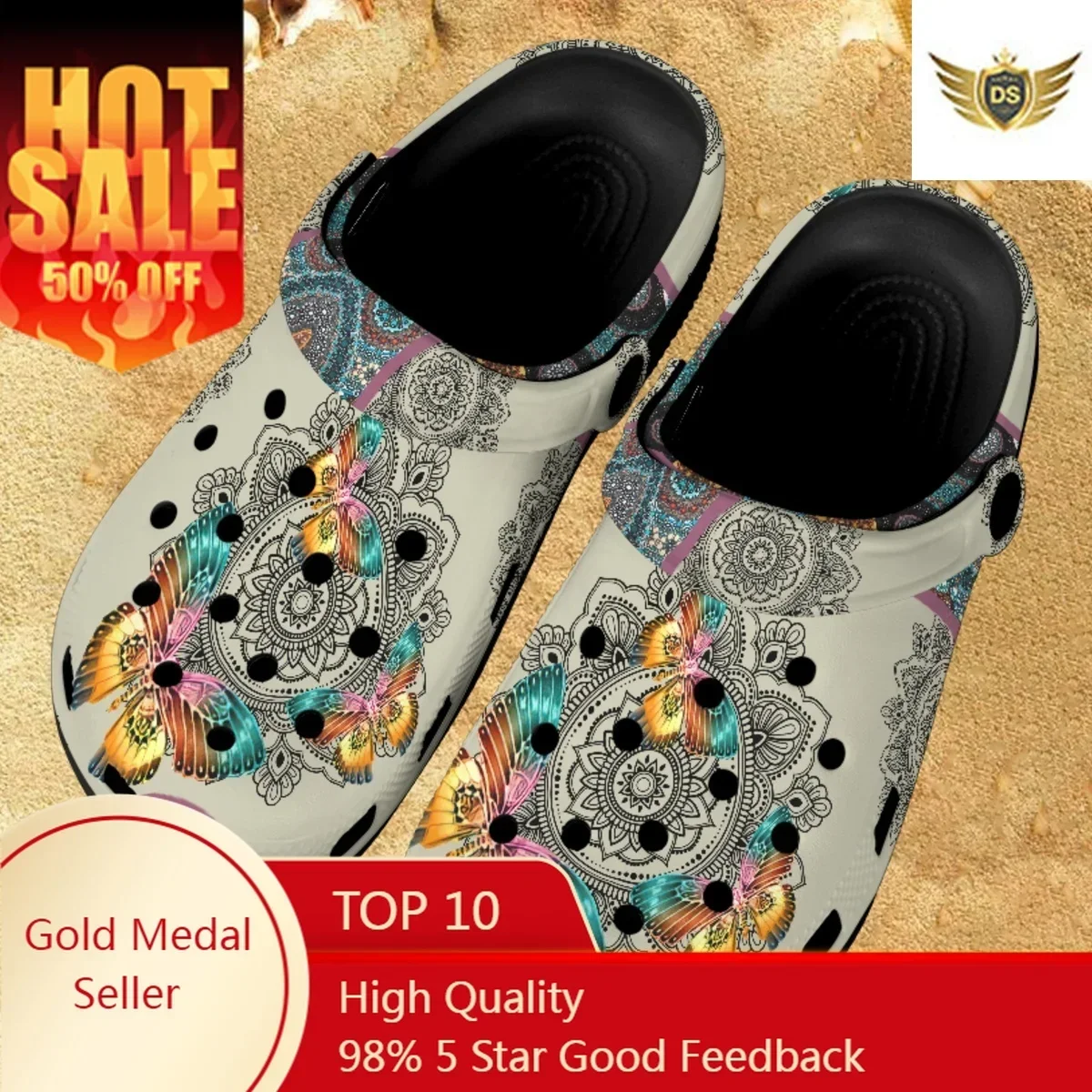 Mandala Designer Casual Garden Flat Shoes Breathable Non-slip Indoor Slippers Summer Comfortable Home Couple Sandals Chinelos
Mandala Designer Casual Garden Flat Shoes Breathable Non-slip Indoor Slippers Summer Comfortable Home Couple Sandals Chinelos
