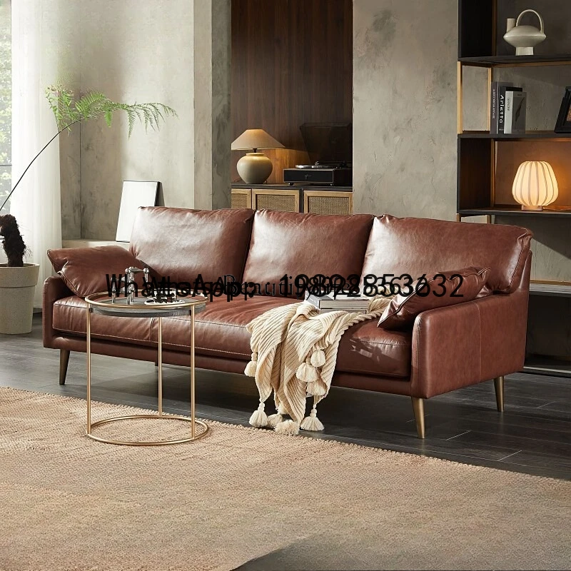 YZ Nordic postmodern simple small apartment living room full leather sofa retro wind oil wax leather
YZ Nordic postmodern simple small apartment living room full leather sofa retro wind oil wax leather