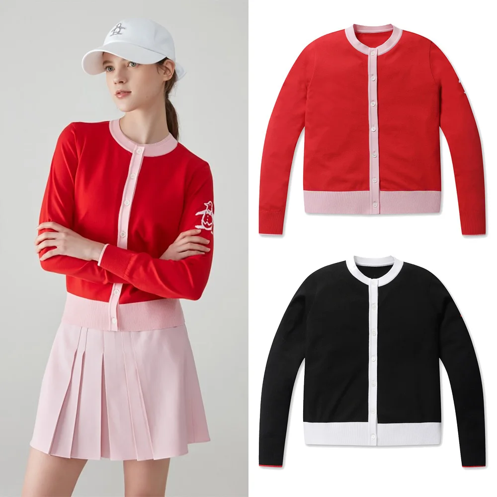 MUNSINGWEAR Роскошные женские новые осенние спортивные пуловеры с дизайном бренда Одежда для гольфа Модные вязаные свитера со вкусом
MUNSINGWEAR Роскошные женские новые осенние спортивные пуловеры с дизайном бренда Одежда для гольфа Модные вязаные свитера со вкусом