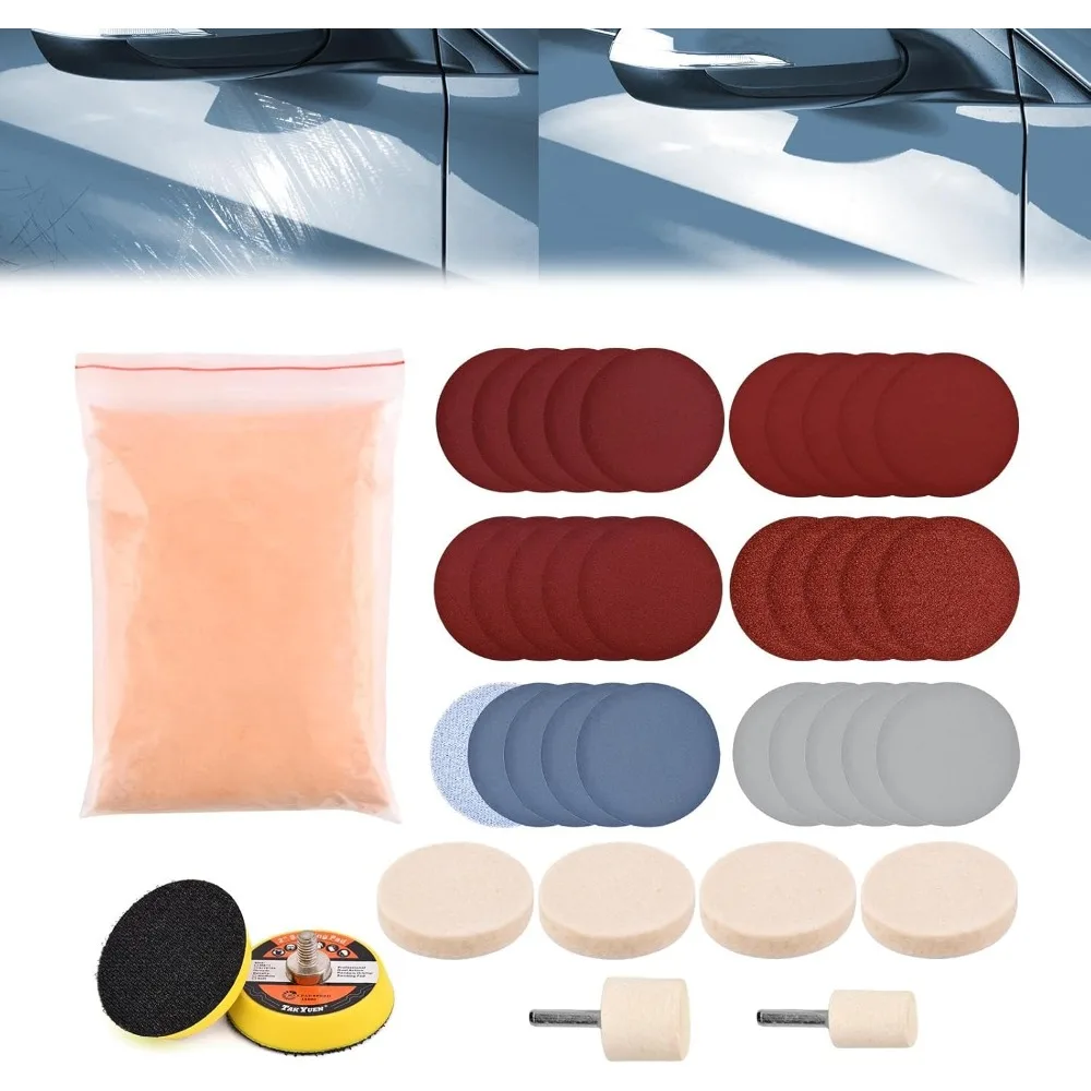 Набор для полировки стекла EMVANV, 39 шт./компл., средство для удаления царапин на стекле, инструмент для ремонта глубоких царапин, ремонт царапин на лобовом стекле K
Набор для полировки стекла EMVANV, 39 шт./компл., средство для удаления царапин на стекле, инструмент для ремонта глубоких царапин, ремонт царапин на лобовом стекле K