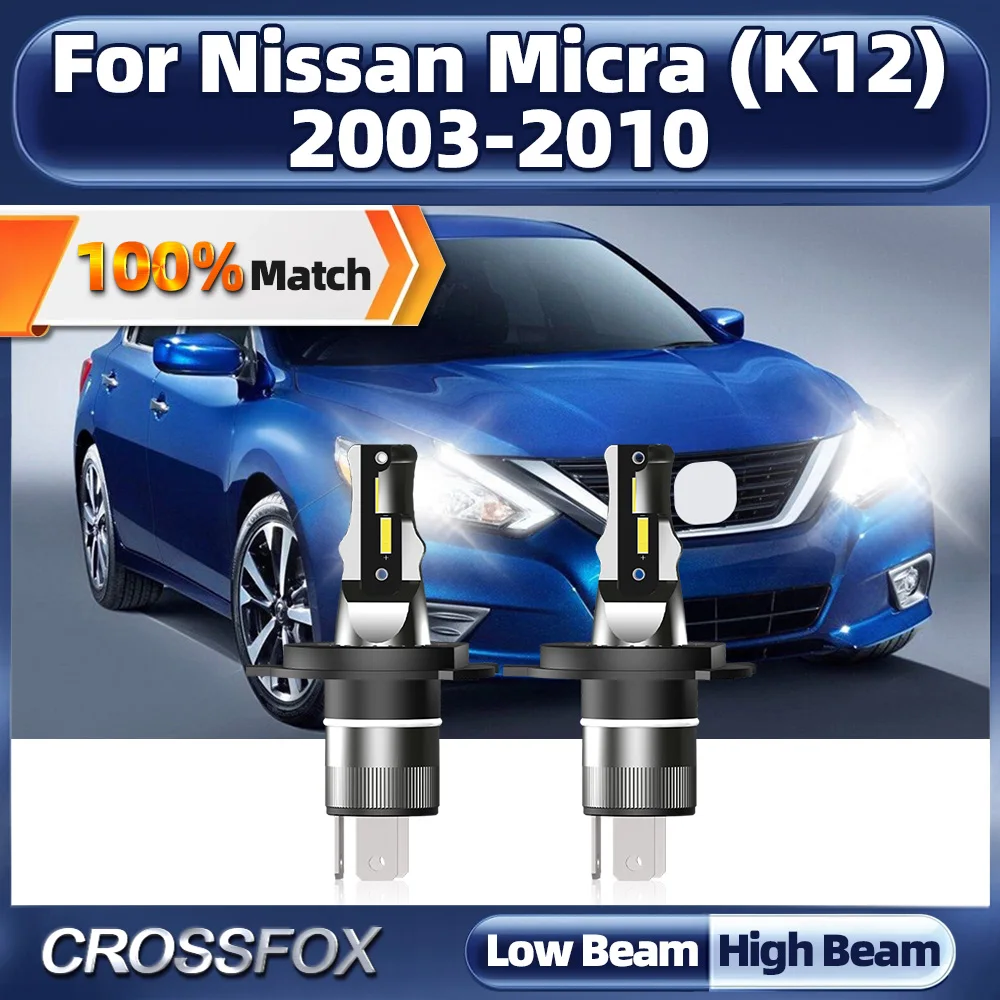 20000LM Canbus Car LED Headlight 6000K White Auto Headlamps 12V For Nissan Micra (K12) 2003 2004 2005 2006 2007 2008 2009 2010
20000LM Canbus Car LED Headlight 6000K White Auto Headlamps 12V For Nissan Micra (K12) 2003 2004 2005 2006 2007 2008 2009 2010