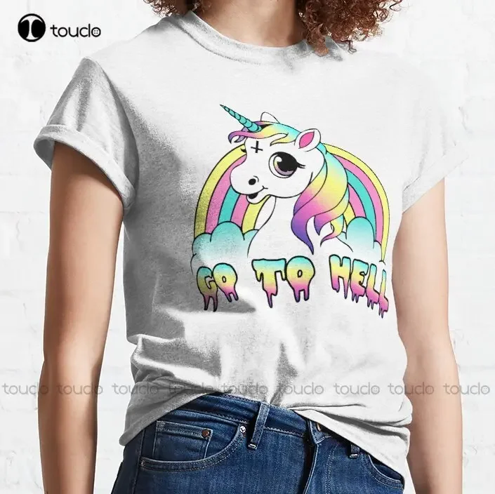 New "Go To Hell" Pastel Goth Unicorn Unicorn Pastel Goth Kawaii Classic T-Shirt Cotton Tee Shirt S-5Xl Unisex woman shirts
New "Go To Hell" Pastel Goth Unicorn Unicorn Pastel Goth Kawaii Classic T-Shirt Cotton Tee Shirt S-5Xl Unisex woman shirts