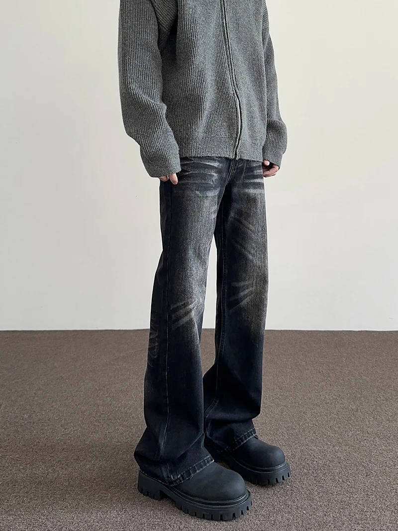 Мужские джинсы PUEE American High Street Vibe Distred ey Bla с прямым кроем и расклешенными штанинами, повседневные, свободного кроя, длинные брюки
Мужские джинсы PUEE American High Street Vibe Distred ey Bla с прямым кроем и расклешенными штанинами, повседневные, свободного кроя, длинные брюки