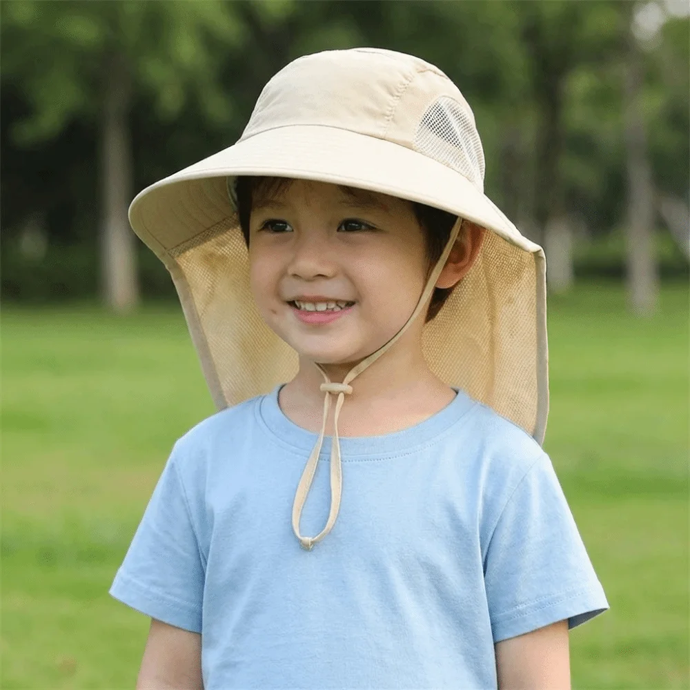 Casual Solid Color Children Bucket Hat Fisherman Hat Visor Cap Sunscreen Cap Wide Brim Sun Protection Summer Sun Hat Camping
Casual Solid Color Children Bucket Hat Fisherman Hat Visor Cap Sunscreen Cap Wide Brim Sun Protection Summer Sun Hat Camping