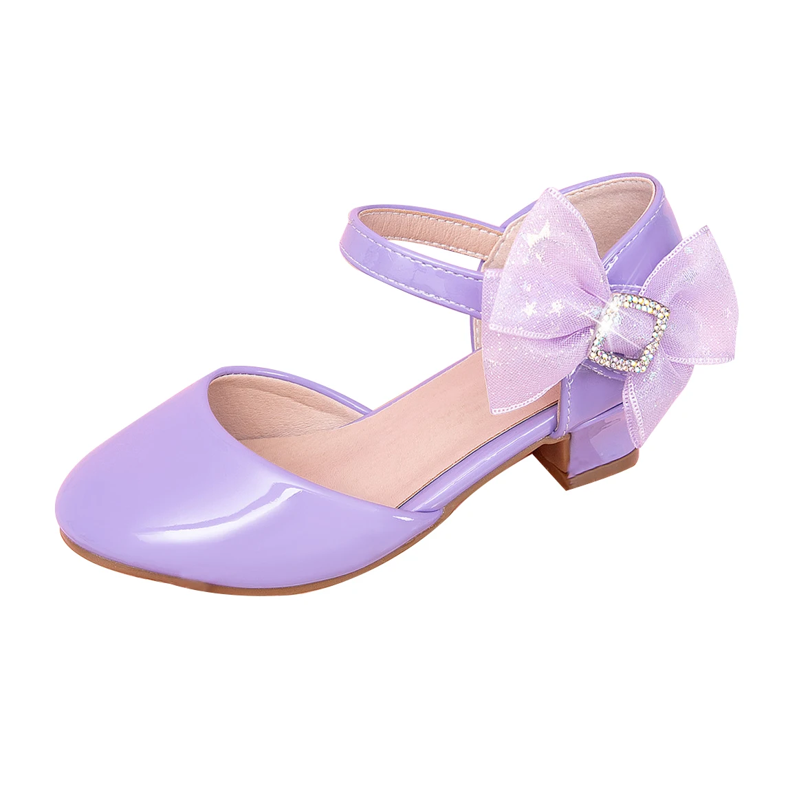 2026 New Girls' Bow Princess Sandals Soft Sole Children's High Heel Leather Shoes for Kids Performance Dress Party Wear Purple
2026 New Girls' Bow Princess Sandals Soft Sole Children's High Heel Leather Shoes for Kids Performance Dress Party Wear Purple