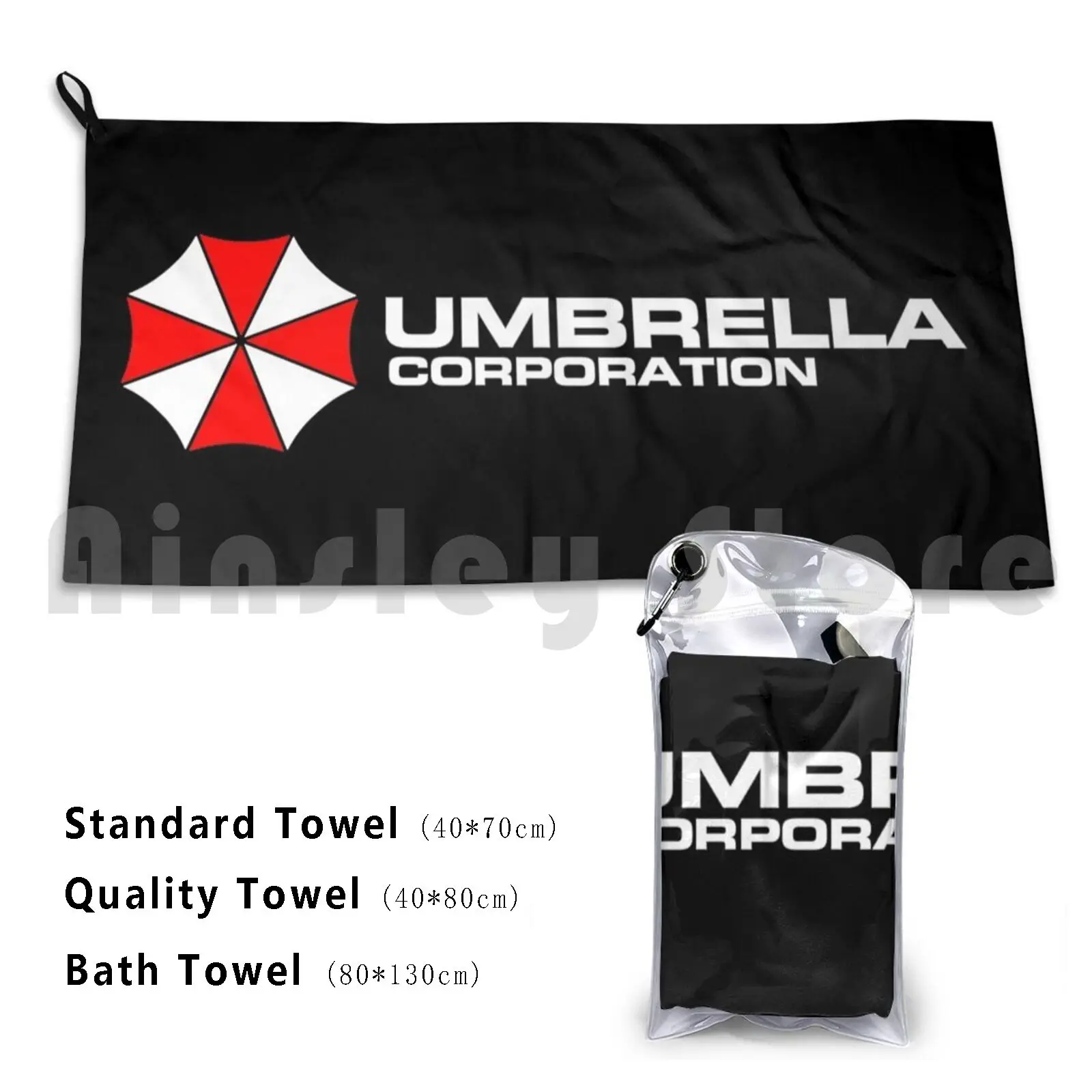 Umbrella Corp. ( White ) Bath Towel Beach Cushion Umbrella Umbrella Corp Umbrella Corporation Symbol Logo
Umbrella Corp. ( White ) Bath Towel Beach Cushion Umbrella Umbrella Corp Umbrella Corporation Symbol Logo