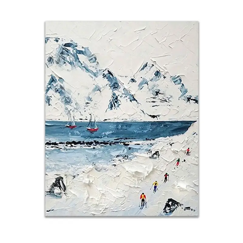 Modern Abstract Snow Mountain Landscape Oil Painting Living Room Bedroom Sofa Background Wall Decoration Painting Corridor Mural
Modern Abstract Snow Mountain Landscape Oil Painting Living Room Bedroom Sofa Background Wall Decoration Painting Corridor Mural