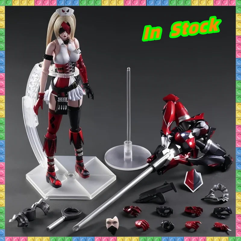 В наличии Play Arts Harley Quinn, экшн-фигурка, подвижная коллекционная кукла постоянного тока, отряд самоубийц, модель Harleen Quinzel, игрушки, подарки
В наличии Play Arts Harley Quinn, экшн-фигурка, подвижная коллекционная кукла постоянного тока, отряд самоубийц, модель Harleen Quinzel, игрушки, подарки
