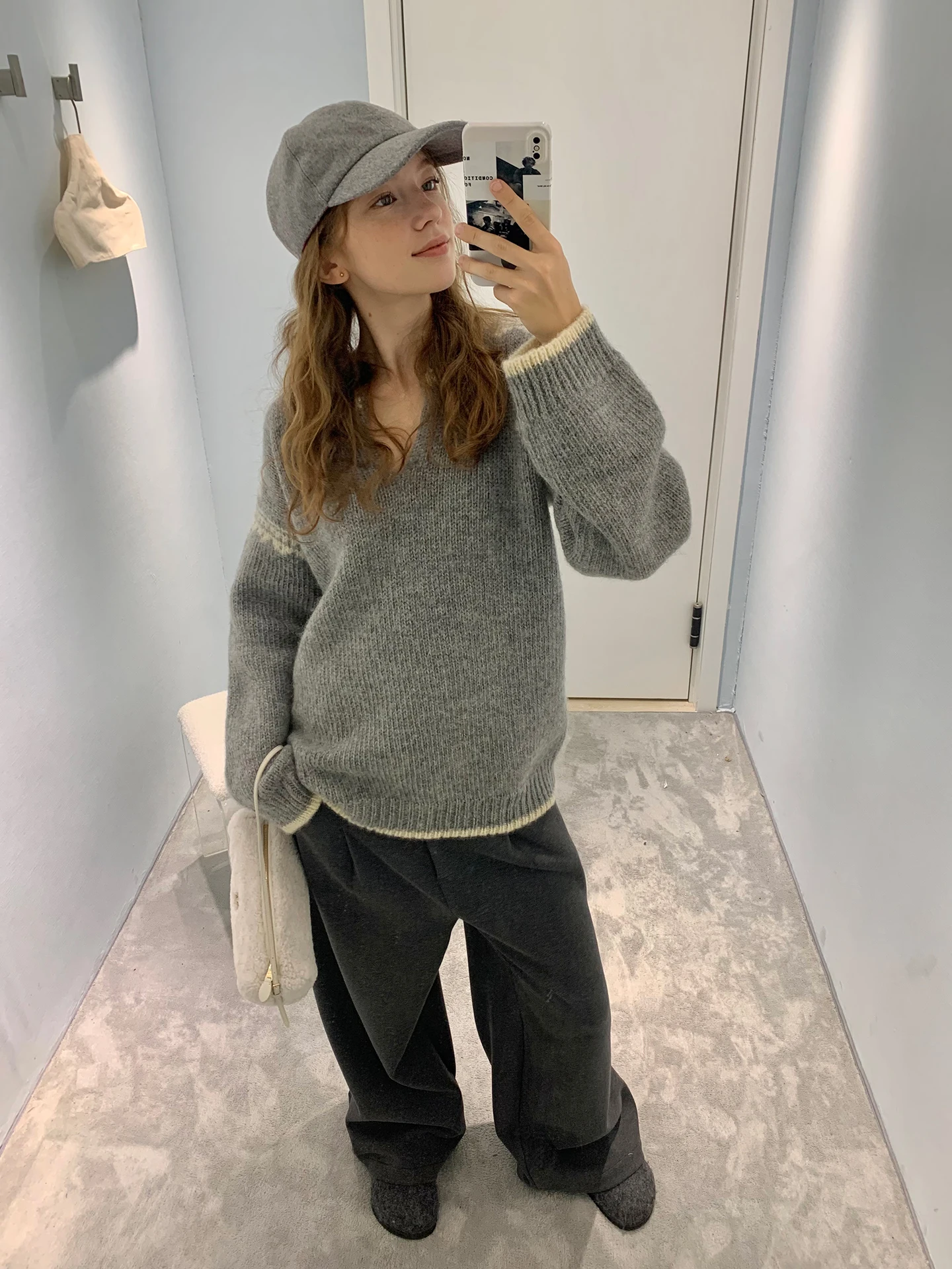 Handmade Knitted Pure Wool Sweater Crew Ne Pullover Thi Needle Embroidery Nordic Winter Feel Kernel Cosmos Silver Pine Fo...
Handmade Knitted Pure Wool Sweater Crew Ne Pullover Thi Needle Embroidery Nordic Winter Feel Kernel Cosmos Silver Pine Fo...