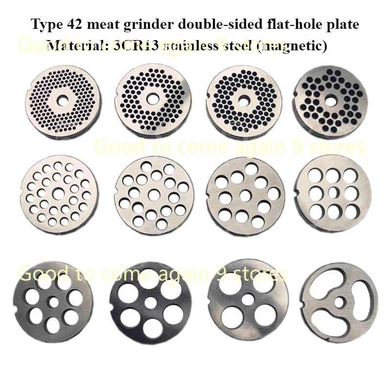 42 Type 3Cr13 Stainless Steel Metal Electric Meat Grinder Blade Orifice Plate, Meat Outlet Plate Sieve Plate 42# Grinder 1pcs
42 Type 3Cr13 Stainless Steel Metal Electric Meat Grinder Blade Orifice Plate, Meat Outlet Plate Sieve Plate 42# Grinder 1pcs