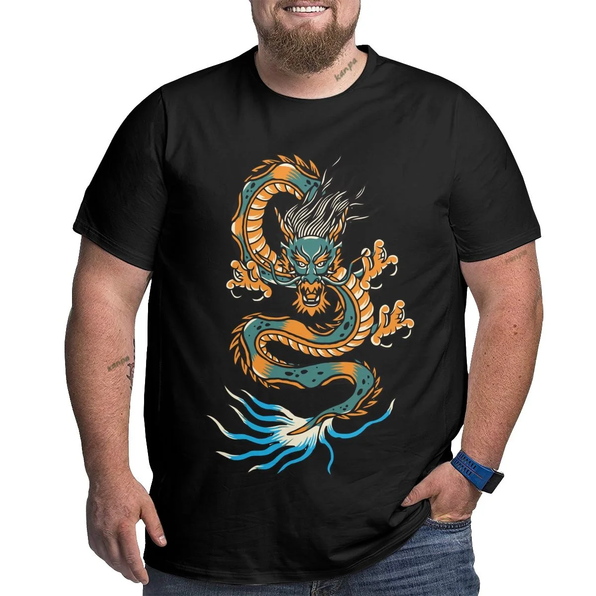 Japanese Beast Illustration Graphic T-shirts for Big and Tall Man Plus Size T Shirts for Big and Tall Man Top Tees 1X-6X
Japanese Beast Illustration Graphic T-shirts for Big and Tall Man Plus Size T Shirts for Big and Tall Man Top Tees 1X-6X