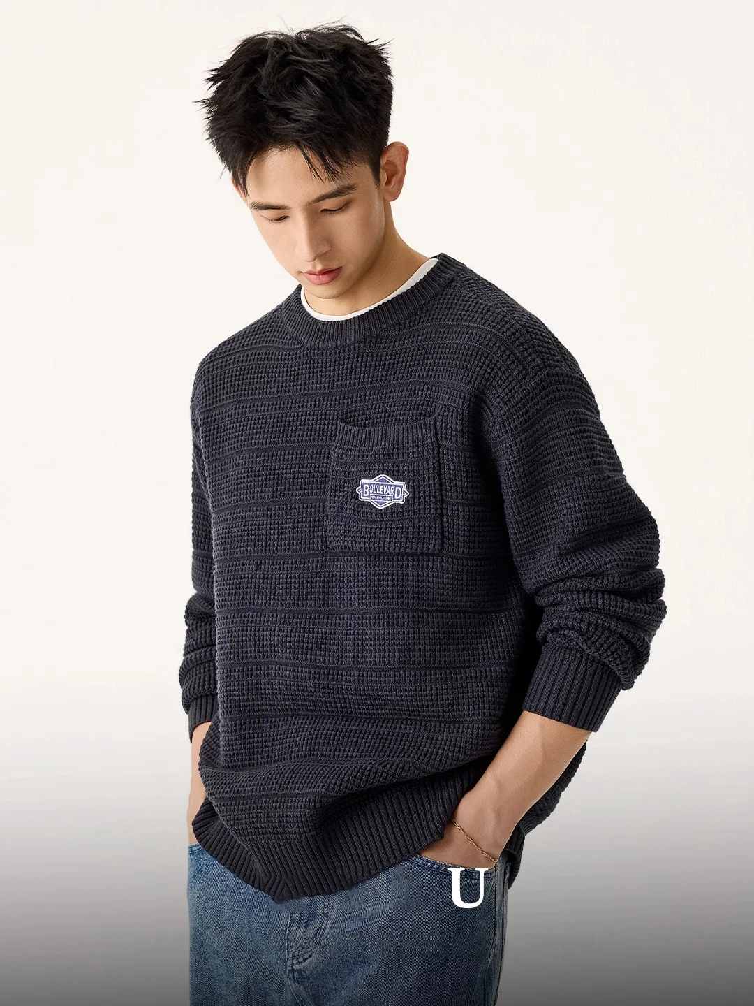 Мужской утепленный вязаный свитер с круглым вырезом, в стиле ретро, с вышивкой, большого размера, в американском стиле, для повседневной носки, зимний, повседневный трикотаж
Мужской утепленный вязаный свитер с круглым вырезом, в стиле ретро, с вышивкой, большого размера, в американском стиле, для повседневной носки, зимний, повседневный трикотаж