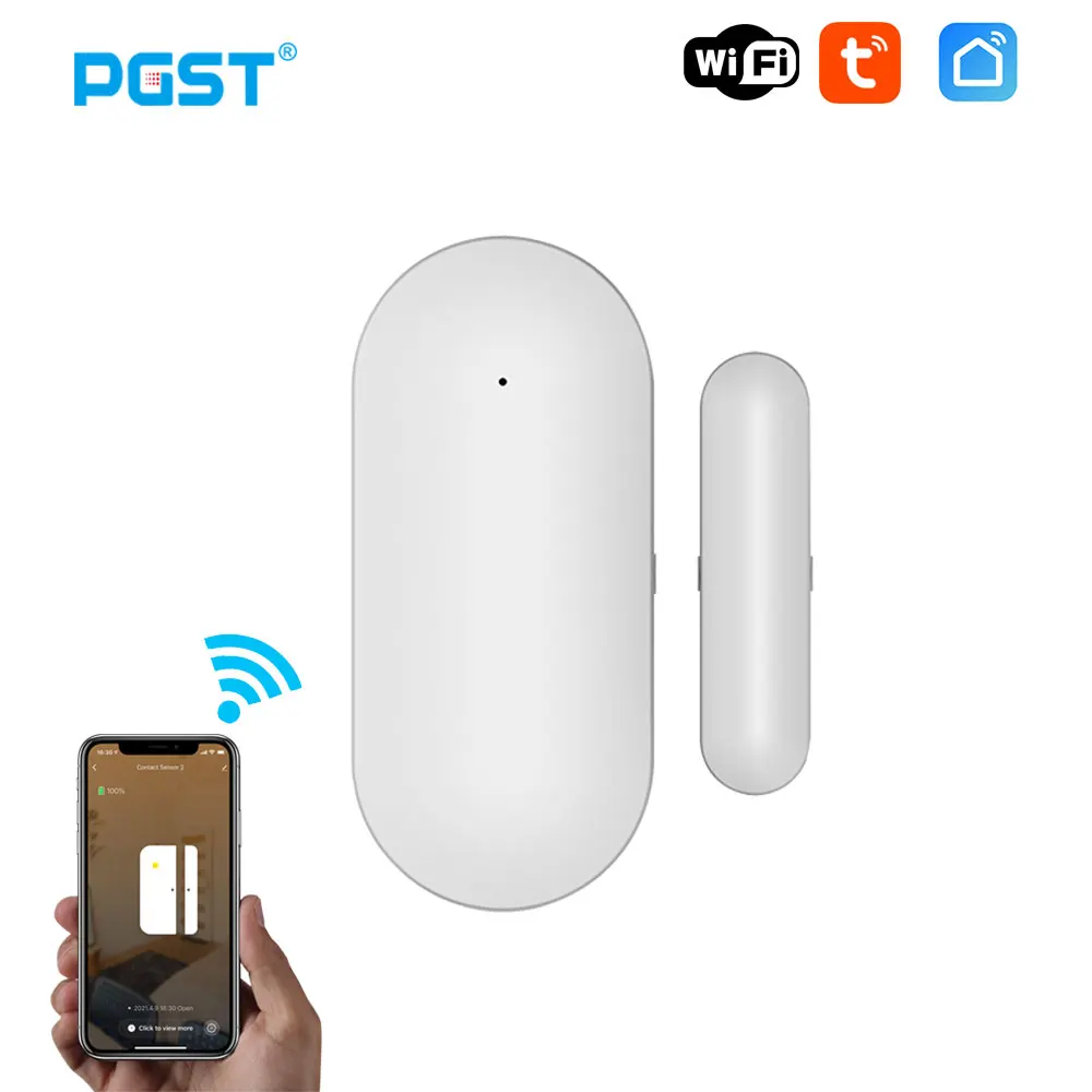 PGST PB69 Tuya Door Sensor Smart Home WiFi Application Notification Window Detector Independent Security Protection Alarm Securi
PGST PB69 Tuya Door Sensor Smart Home WiFi Application Notification Window Detector Independent Security Protection Alarm Securi