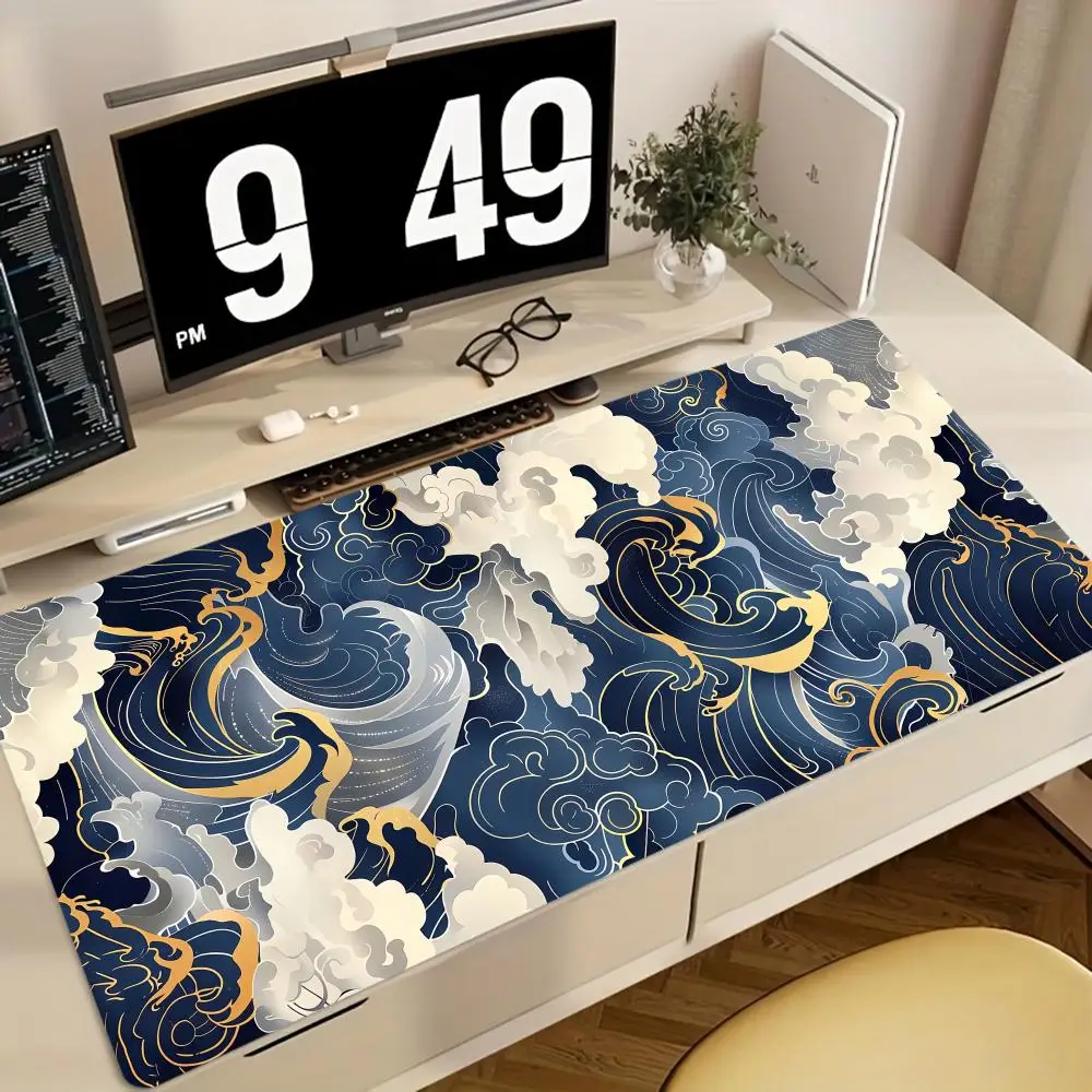 Большой коврик для мыши Ocean Wave, предназначенный в стиле Ocean Wave, резиновый противоскользящий настольный коврик, аксессуар для ноутбука, игровой аксессуар
Большой коврик для мыши Ocean Wave, предназначенный в стиле Ocean Wave, резиновый противоскользящий настольный коврик, аксессуар для ноутбука, игровой аксессуар