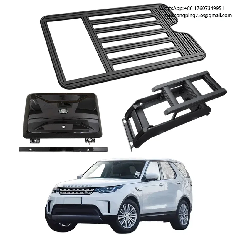 Guality Aluminum Car Roof Cargo Luggage Roof Rack Side Ladder Side Box for Land Rover Discovery 3/4 2005-2021 2022+
Guality Aluminum Car Roof Cargo Luggage Roof Rack Side Ladder Side Box for Land Rover Discovery 3/4 2005-2021 2022+