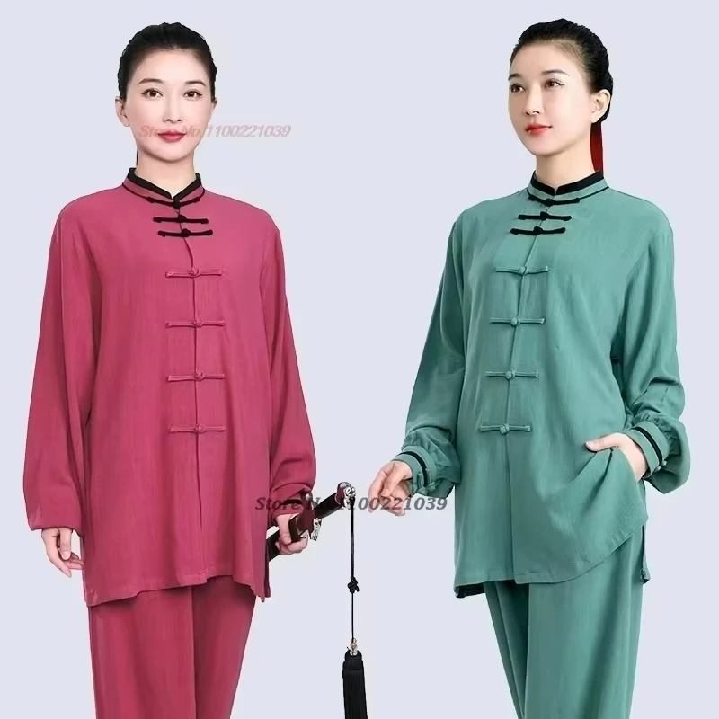 2025 traditional tai chi kungfu exercise tops+pants set vintage cotton linen martial arts training practice performance clothes
2025 traditional tai chi kungfu exercise tops+pants set vintage cotton linen martial arts training practice performance clothes