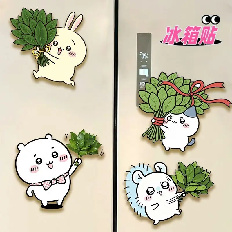 Магниты на холодильник Kawaii Chiikawa Hachiware, водонепроницаемые мультяшные наклейки Usagi, декор для удачи, аниме-атрибутика для фанатов
Магниты на холодильник Kawaii Chiikawa Hachiware, водонепроницаемые мультяшные наклейки Usagi, декор для удачи, аниме-атрибутика для фанатов