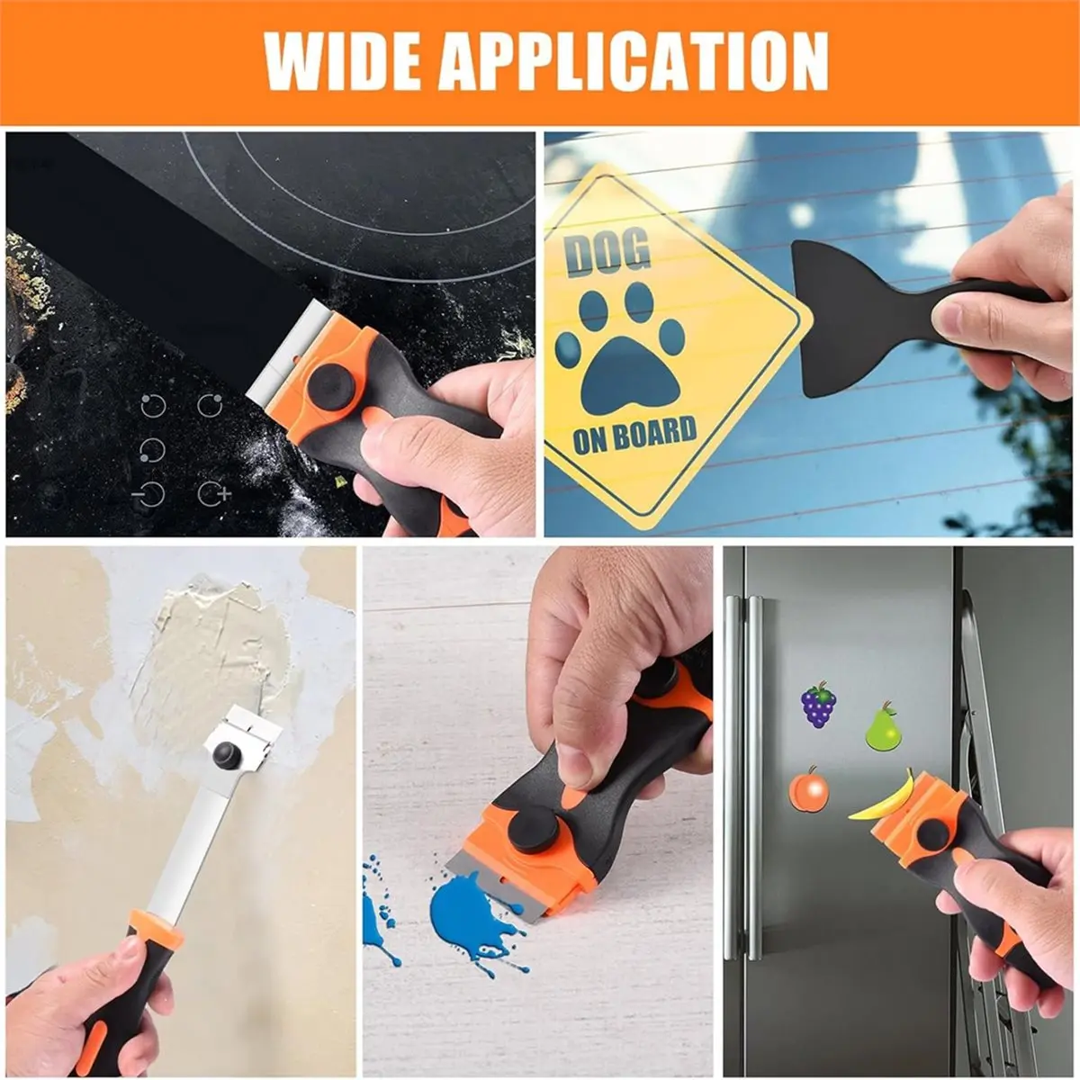 Premium Cleaning Tool Multi-Purpose Glass for , Sticker, Adhesives, Decals, Cooktop Paint Removal
Premium Cleaning Tool Multi-Purpose Glass for , Sticker, Adhesives, Decals, Cooktop Paint Removal
