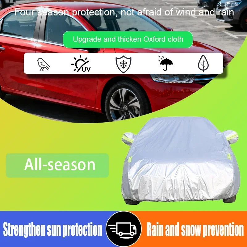 Waterproof, dustproof, UV-resistant external snow cover, suitable for Citroen C-Elysee, C-Quatre, C4L, C5X, C5 AIRCROSS models
Waterproof, dustproof, UV-resistant external snow cover, suitable for Citroen C-Elysee, C-Quatre, C4L, C5X, C5 AIRCROSS models
