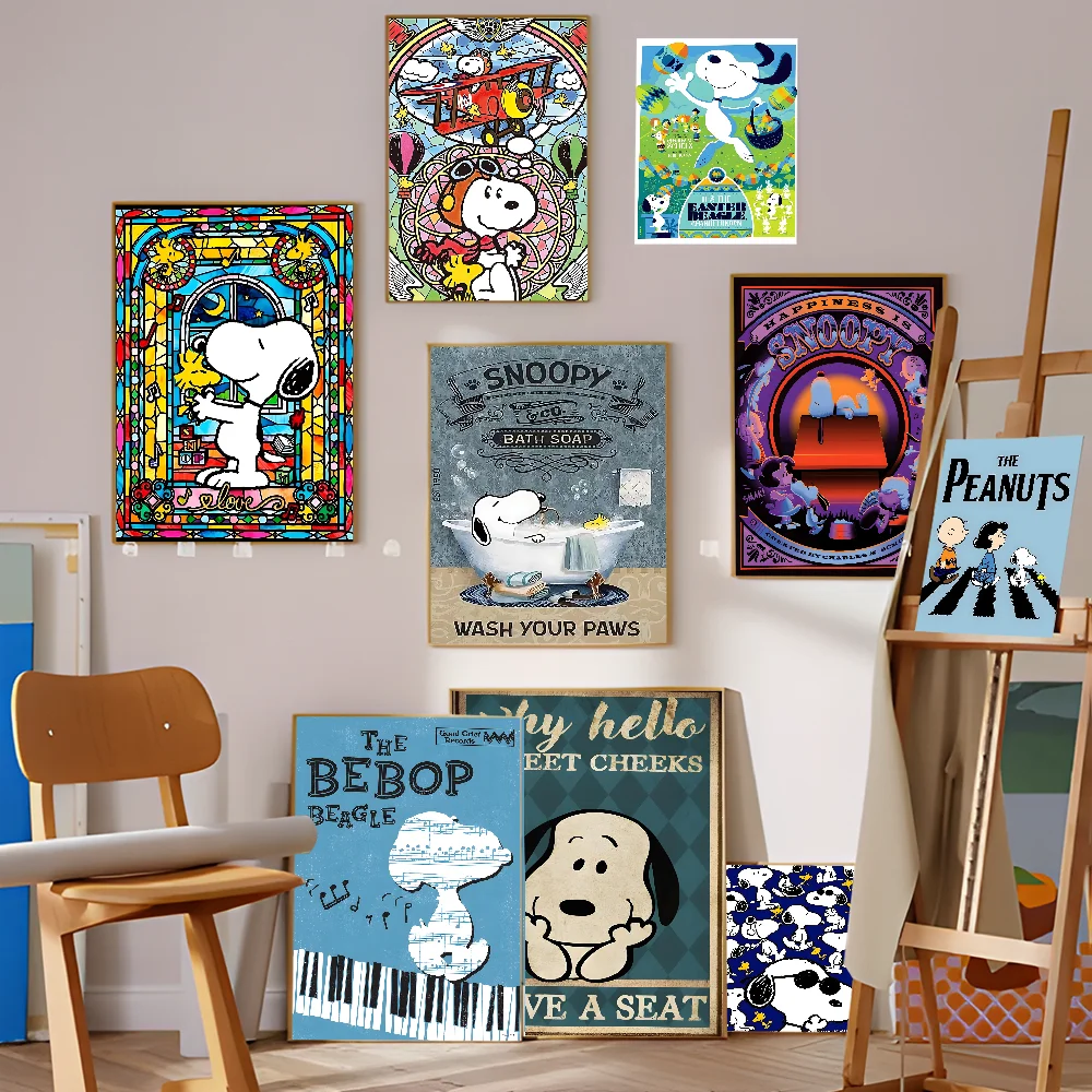 Kawaii S-Snoopy Cartoon Self-adhesive Art Poster Whitepaper Prints Posters Artwork Aesthetic Art Wall Painting
Kawaii S-Snoopy Cartoon Self-adhesive Art Poster Whitepaper Prints Posters Artwork Aesthetic Art Wall Painting