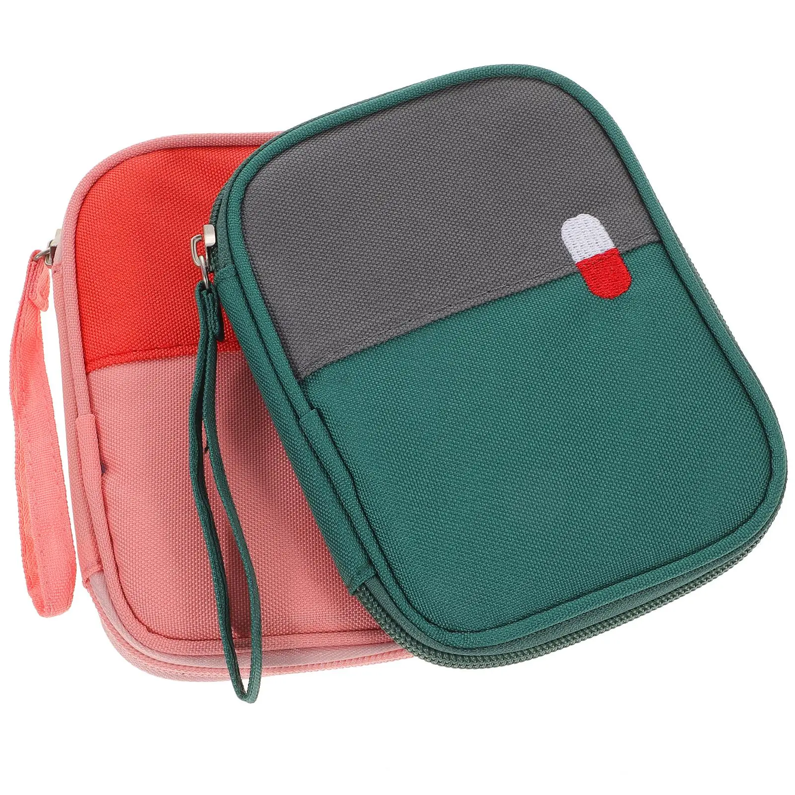 2 Pcs Medicine Storage Bag Portable Pill Container Small Medical Bag Polyester Aluminum Travel Kit Box Health Care
2 Pcs Medicine Storage Bag Portable Pill Container Small Medical Bag Polyester Aluminum Travel Kit Box Health Care
