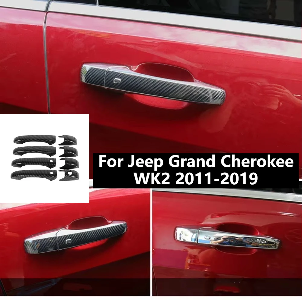 For Jeep Grand Cherokee 2011 2012 2013 2014 2015 2016 2017 2018 2019 Car Accessories Stickers Carbon Fiber Door Handle Cover
For Jeep Grand Cherokee 2011 2012 2013 2014 2015 2016 2017 2018 2019 Car Accessories Stickers Carbon Fiber Door Handle Cover
