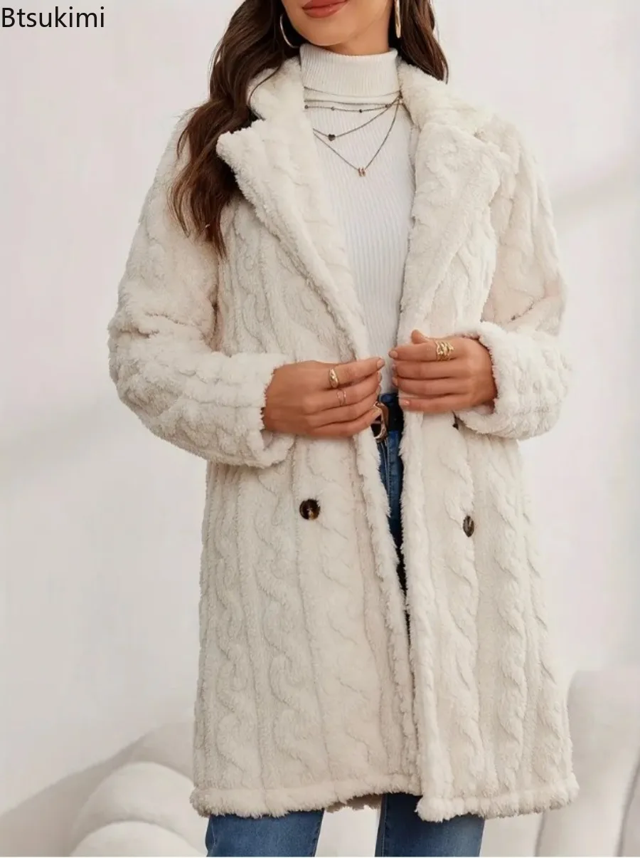 New Fashion Plush Fur Long Women Coats Jackets Comfortable Casual Loose Warm Outerwear Autumn Winter Woman Tops Cardigan Clothes 
New Fashion Plush Fur Long Women Coats Jackets Comfortable Casual Loose Warm Outerwear Autumn Winter Woman Tops Cardigan Clothes