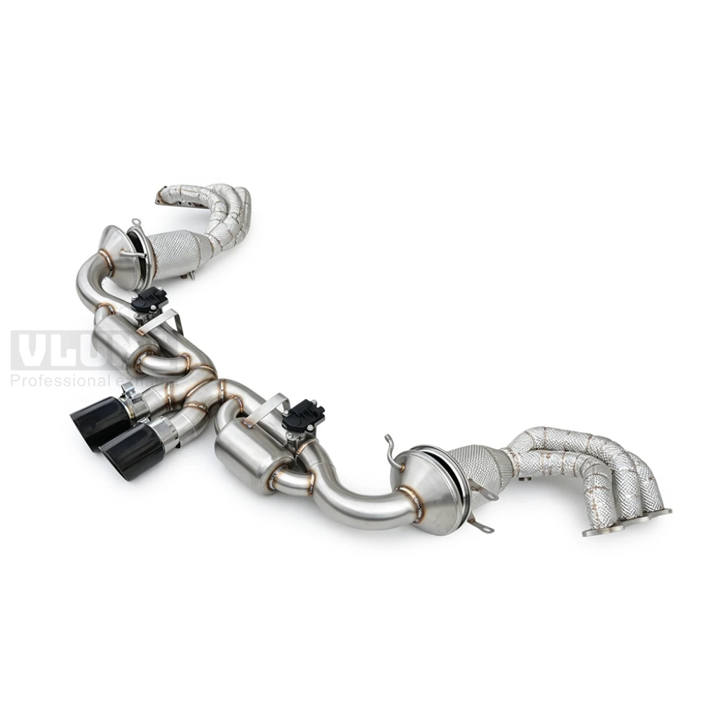 Direct Fit High Flow Valved Exhaust Manifold Cat Back Kit For Porsche 992 GT3 4.0 2021-2026 Sport Car Mod Accessories
Direct Fit High Flow Valved Exhaust Manifold Cat Back Kit For Porsche 992 GT3 4.0 2021-2026 Sport Car Mod Accessories