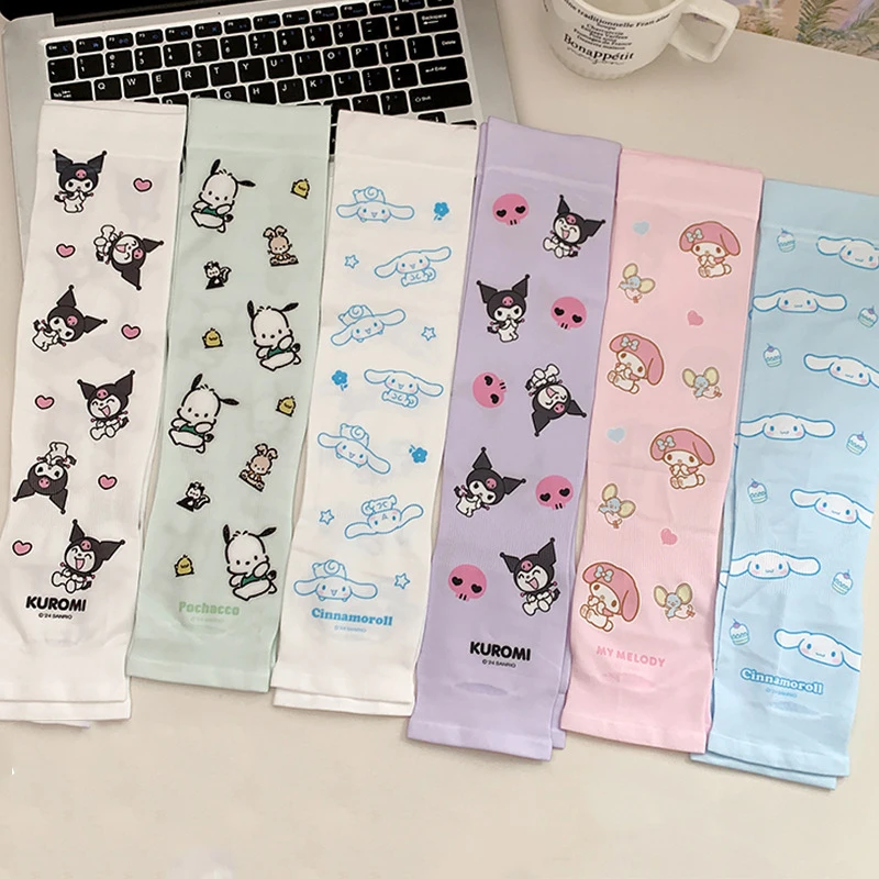 Kawaii Sanrio Sleeve Cover Kuromi Cinnamoroll Uv Protection Loose Fitting Ice Silk Sunscreen Protection Arms Sleeve Girls Gifts
Kawaii Sanrio Sleeve Cover Kuromi Cinnamoroll Uv Protection Loose Fitting Ice Silk Sunscreen Protection Arms Sleeve Girls Gifts