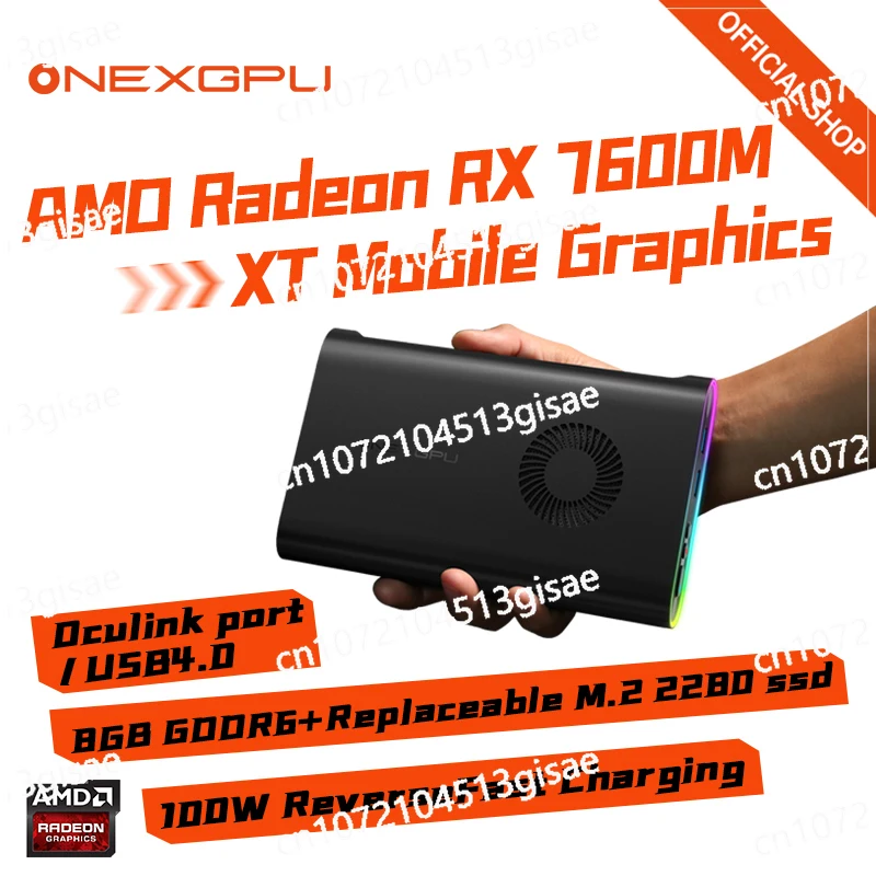 8GB GDDR6 AMD Radeon RX 760OMXT Mobile Graphics Dock with Storage Oculink USB 4Onexplayer Latest External GPU Onexgpu
8GB GDDR6 AMD Radeon RX 760OMXT Mobile Graphics Dock with Storage Oculink USB 4Onexplayer Latest External GPU Onexgpu