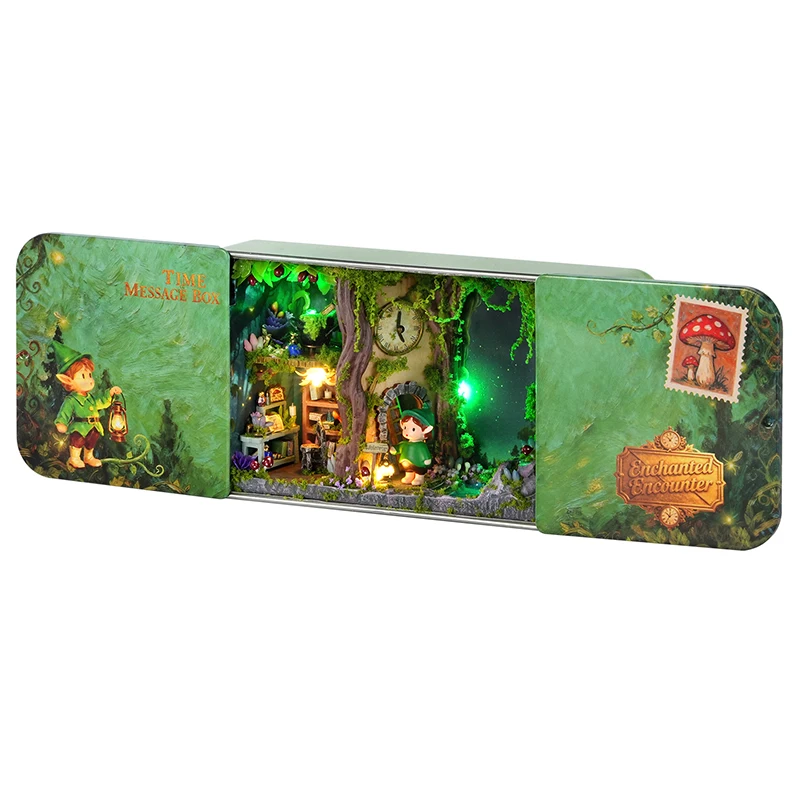 DIY Miniature Doll House Kit Funny Box Dollhouse with LED Light 3D Puzzle Model Handmade Craft Birthday Gift for Home Decor
DIY Miniature Doll House Kit Funny Box Dollhouse with LED Light 3D Puzzle Model Handmade Craft Birthday Gift for Home Decor