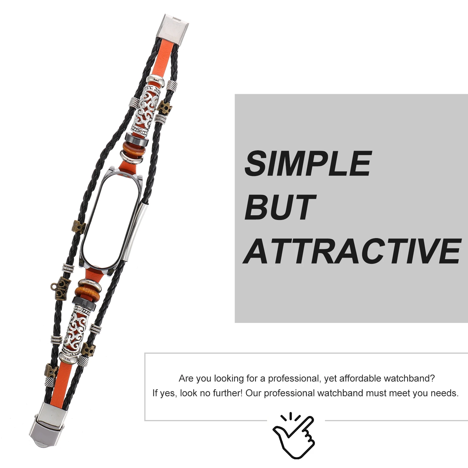 Retro Wristband Strap Band Bracelet 5/5 Vintage Ethnic Style Metal Buckle Elegant Gift
Retro Wristband Strap Band Bracelet 5/5 Vintage Ethnic Style Metal Buckle Elegant Gift