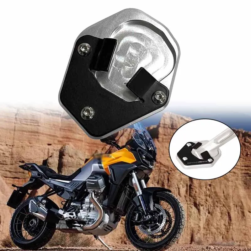 Motorcycles Accessories Foot Side Stand Enlarger Plate Pad Kickstand Extension For Moto Guzzi Stelvio 2024 2025-
Motorcycles Accessories Foot Side Stand Enlarger Plate Pad Kickstand Extension For Moto Guzzi Stelvio 2024 2025-
