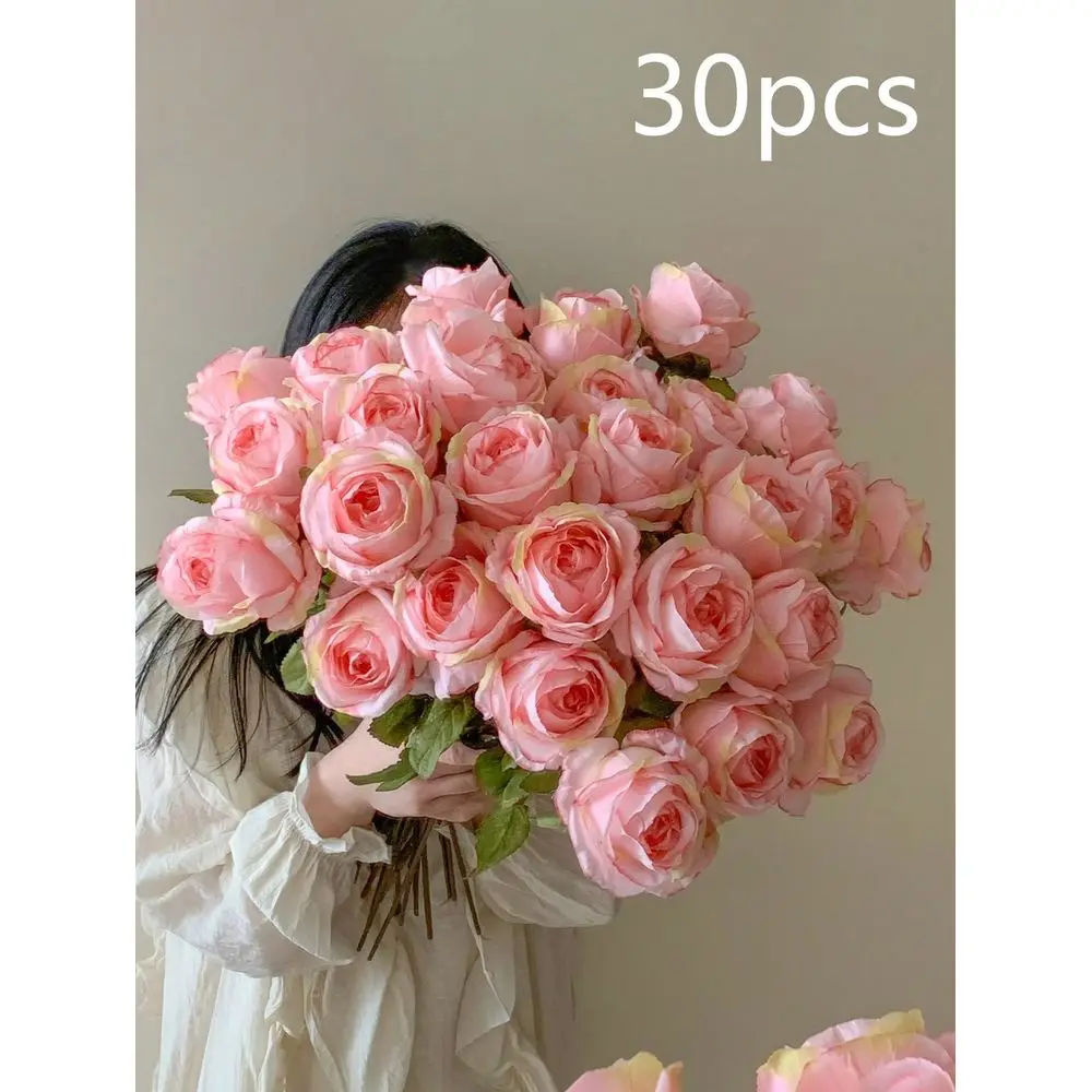 Artificial Pink Rose Bouquet, HighEnd Satin Roses For Holiday Decoration, Romantic Atmosphere For Restaurant, Home Living Room
Artificial Pink Rose Bouquet, HighEnd Satin Roses For Holiday Decoration, Romantic Atmosphere For Restaurant, Home Living Room