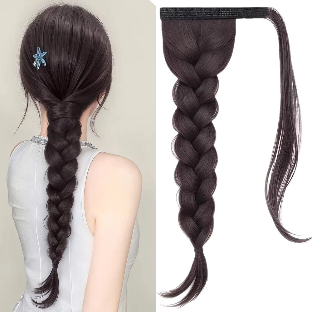 Wrap Around Low Ponytail Braided Synthetic Hair Heat Resistant Natural Hairpiece Fashion Hair Accessories for Women Daily Party
Wrap Around Low Ponytail Braided Synthetic Hair Heat Resistant Natural Hairpiece Fashion Hair Accessories for Women Daily Party