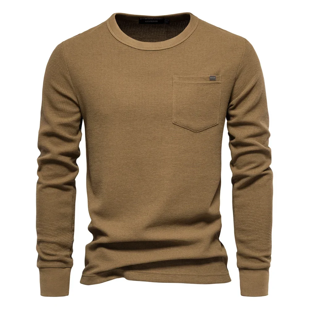 Men's T-shirt Solid Round Neck Brand Letter Sports Pullover High Quality Casual Men's Long Sleeve Sweater T-shirt European Size
Men's T-shirt Solid Round Neck Brand Letter Sports Pullover High Quality Casual Men's Long Sleeve Sweater T-shirt European Size