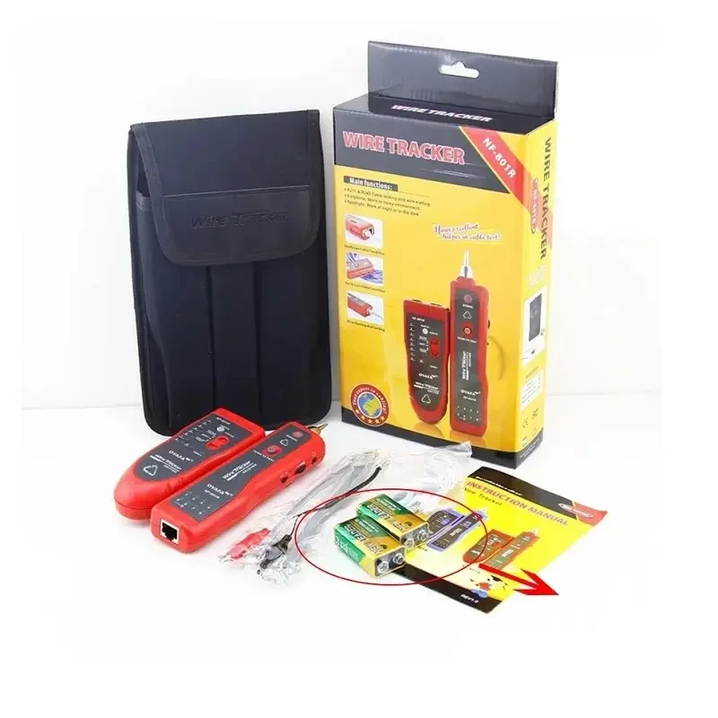 Multi functional Ethernet cable detection or inspection device POE network line measuring instrument patrol instrument NF-801R/B
Multi functional Ethernet cable detection or inspection device POE network line measuring instrument patrol instrument NF-801R/B