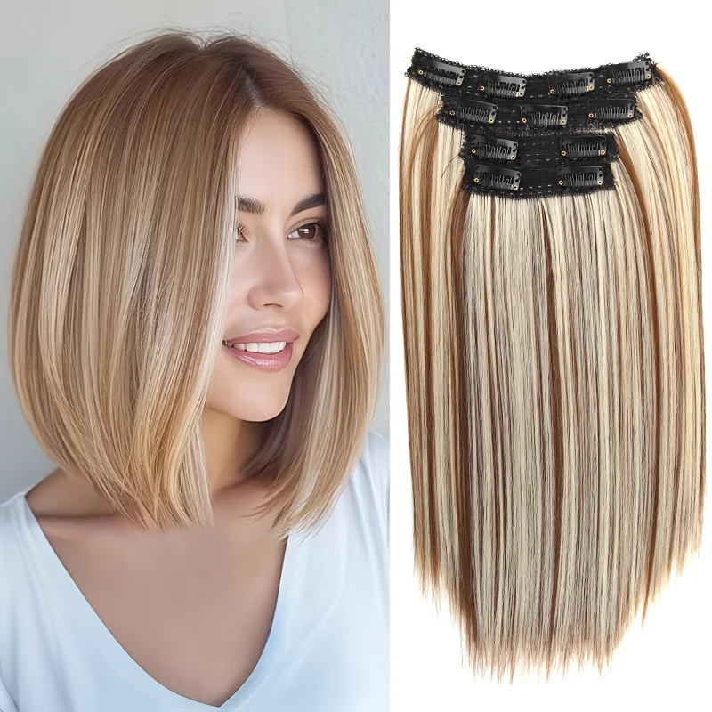 Straight Bob Clip In Hair Extensions Synthetic Highlight Clip On Hairpieces Thin Straight For Women Short Bob Daily Hairstyle
Straight Bob Clip In Hair Extensions Synthetic Highlight Clip On Hairpieces Thin Straight For Women Short Bob Daily Hairstyle