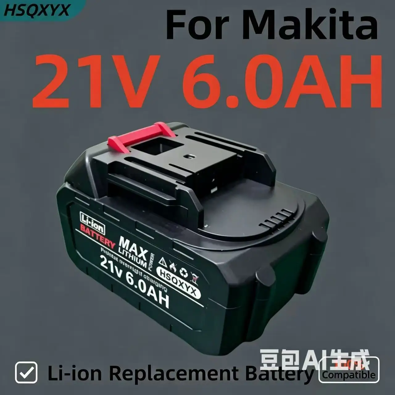 for Makita 21V 6.0Ah Smart Battery 5S2P Li-ion Pack 2H Fast Charging Overheat Protection for Power Tools Drills Safety Certified
for Makita 21V 6.0Ah Smart Battery 5S2P Li-ion Pack 2H Fast Charging Overheat Protection for Power Tools Drills Safety Certified
